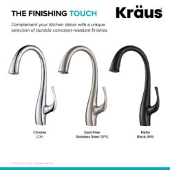 Spot Free Ansel Single-Handle Pull-Down Sprayer Kitchen Faucet In All-Brite Stainless Steel -Alliee Bath And Faucet Shop 2cfed307939e24e38bde5700b20b4bcd 1800x1800