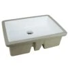 22-1/8 In. X 15-3/4 In. Rectrangle Undermount Vitreous Glazed Ceramic Lavatory Vanity Bathroom Sink Pure White 1 22-1/8 In. X 15-3/4 In. Rectrangle Undermount Vitreous Glazed Ceramic Lavatory Vanity Bathroom Sink Pure White -Alliee Bath And Faucet Shop 2e1219c89a638e3c3a9fb56ff758481d 1800x1800