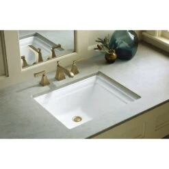 KOHLER Memoirs Vitreous China Undermount Bathroom Sink In White With Overflow Drain -Alliee Bath And Faucet Shop 2eb2acfa93519bc993d50800fd49e69b 1800x1800