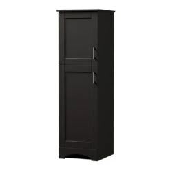 MagickWoods Elements Brighton 18"W X 19"D X 60"H Dark Chocolate Linen Cabinet -Alliee Bath And Faucet Shop 30016 rightview mw 1800x1800