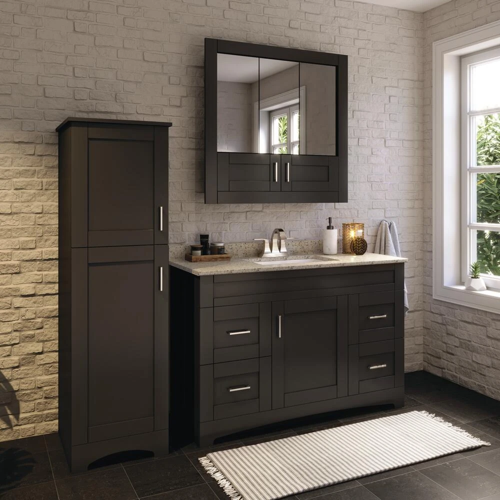 MagickWoods Elements Brighton 18"W X 22"D X 60"H Dark Chocolate Linen Cabinet 8 MagickWoods Elements Brighton 18"W X 22"D X 60"H Dark Chocolate Linen Cabinet - Image 6