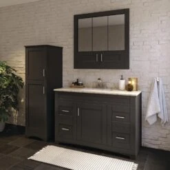 MagickWoods Elements Brighton 18"W X 22"D X 60"H Dark Chocolate Linen Cabinet 17 MagickWoods Elements Brighton 18"W X 22"D X 60"H Dark Chocolate Linen Cabinet -Alliee Bath And Faucet Shop 30204 lifestyle3 mw 1800x1800