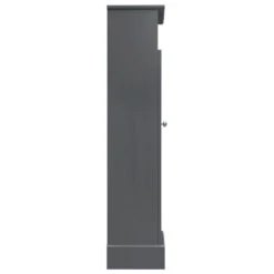 MagickWoods Windsor 13"W X 10"D X 47"H Graphite Gray Linen Cabinet -Alliee Bath And Faucet Shop 30325 flvrev mw 1800x1800