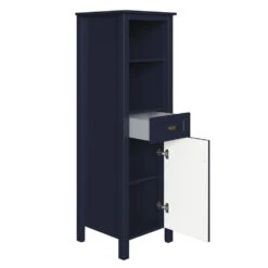 MagickWoods Montgomery 19"W X 18-1/2"D X 60"H Midnight Blue Linen Cabinet -Alliee Bath And Faucet Shop 31019 lov mw 1800x1800