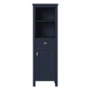 MagickWoods Montgomery 19"W X 18-1/2"D X 60"H Midnight Blue Linen Cabinet -Alliee Bath And Faucet Shop 31019 mi mw 1800x1800