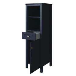 MagickWoods Montgomery 19"W X 18-1/2"D X 60"H Midnight Blue Linen Cabinet -Alliee Bath And Faucet Shop 31019 rov mw 1800x1800