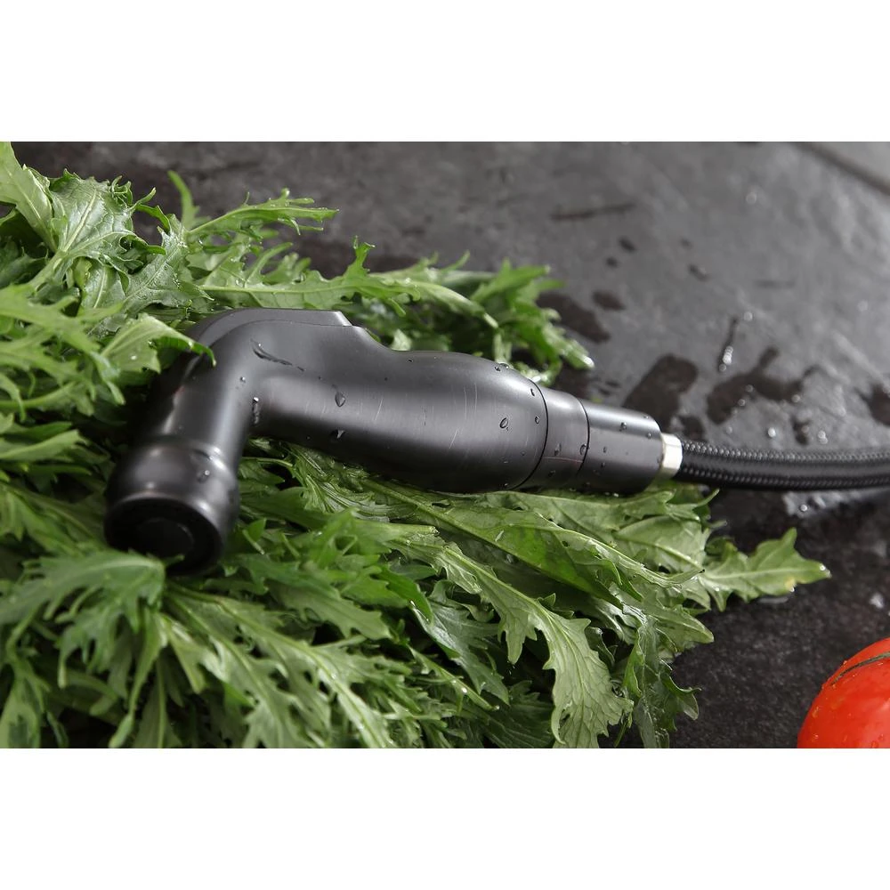 Farnese Single-Handle Standard Kitchen Faucet With Side Sprayer In Oil Rubbed Bronze 6 Farnese Single-Handle Standard Kitchen Faucet With Side Sprayer In Oil Rubbed Bronze - Image 4