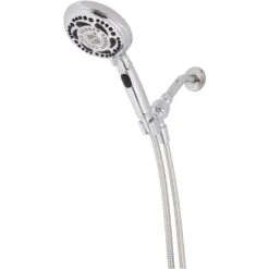 7-Spray 4.8 In. Single Wall Mount Handheld Shower Head In Chrome 21 7-Spray 4.8 In. Single Wall Mount Handheld Shower Head In Chrome -Alliee Bath And Faucet Shop 335c1947d07cd8aaa2f9c2ac78307802 1800x1800
