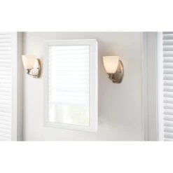 15-1/4 In. W X 26 In. H Framed Surface-Mount Bathroom Medicine Cabinet In White -Alliee Bath And Faucet Shop 3721608941121b7d81e8f8655c89e4ad 1800x1800