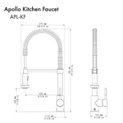 ZLINE Apollo Kitchen Faucet In Matte Black (APL-KF-MB) -Alliee Bath And Faucet Shop 378682a64ce1c344957ba83610420207 1800x1800