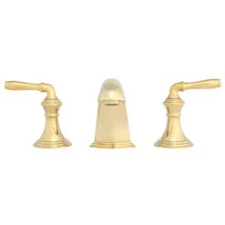 Devonshire 8 In. Widespread 2-Handle Low-Arc Bathroom Faucet In Vibrant Polished Brass -Alliee Bath And Faucet Shop 39228eb859b9fe0d349c3ab162c45161 1800x1800