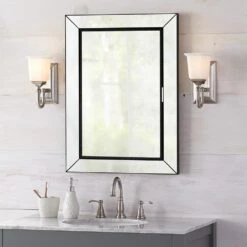 23-1/2 In. W X 33-1/2 In. H Fog Free Framed Recessed Or Surface-Mount Mirror On Mirror Bath Medicine Cabinet In Black 19 23-1/2 In. W X 33-1/2 In. H Fog Free Framed Recessed Or Surface-Mount Mirror On Mirror Bath Medicine Cabinet In Black -Alliee Bath And Faucet Shop 3aea544160c2ae320d2759d2fda708c2 1800x1800