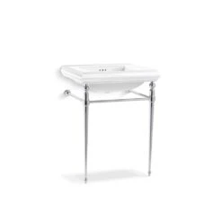 KOHLER Memoirs 5-3/8 In. Cermaic Pedestal Sink Basin In White With Overflow Drain -Alliee Bath And Faucet Shop 3b9531061361e48d6df4440cf63750fb 1800x1800