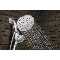 Attract 6-spray 6.75 In. Dual Shower Head And Handheld Shower Head In Chrome -Alliee Bath And Faucet Shop 3ce3ae11f8986dd93e2c45a81ec53549 166178bd e48d 4018 8809 647db548dc66 1800x1800