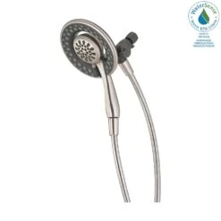 In2ition Two-in-One 4-Spray 6.2 In. Dual Wall Mount Fixed And Handheld Shower Head In Satin Nickel -Alliee Bath And Faucet Shop 3eb0bb3f339772102ecb9b86e2b169cc 1800x1800