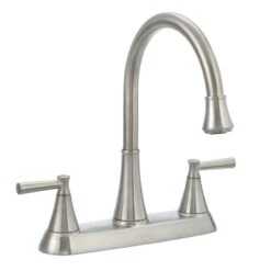 Cantara High-Arc 2-Handle Standard Kitchen Faucet With Side Sprayer In Polished Chrome -Alliee Bath And Faucet Shop 3f9be2c22204b1ad0bb3e82bebe32f76 1800x1800