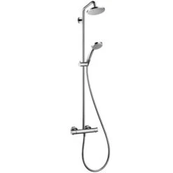Hansgrohe Croma Chrome Shower Bar System