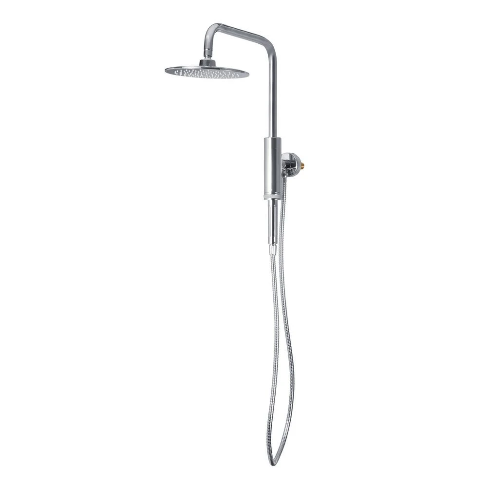 1-spray 8 In. Dual Shower Head And Handheld Shower Head With Waterfall In Chrome 4 1-spray 8 In. Dual Shower Head And Handheld Shower Head With Waterfall In Chrome - Image 2