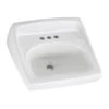 American Standard Lucerne Wall Hung Bathroom Sink In White With 4 In. Faucet Holes And Less Overflow -Alliee Bath And Faucet Shop 40cb02302f0810d4a811114ea221b9c4 1800x1800