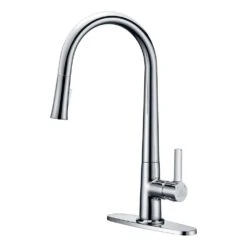 Orbital Single-Handle Pull-Down Sprayer Kitchen Faucet In Polished Chrome -Alliee Bath And Faucet Shop 4172e335195b6905f47637febc4ee4cc 1800x1800