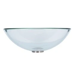 VIGO Clear Crystalline Handmade Countertop Glass Round Vessel Bathroom Sink In Iridescent 20 VIGO Clear Crystalline Handmade Countertop Glass Round Vessel Bathroom Sink In Iridescent -Alliee Bath And Faucet Shop 41f0dd8773da5a079d6311e88feea337 1800x1800