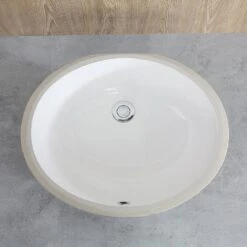 Boyel Living 17 In. X 14 In. Oval Undercounter Bathroom Ceramic Vanity Sink 1601W In White -Alliee Bath And Faucet Shop 4244ff3035e46d2c4927ef2bf04e88e0 1800x1800
