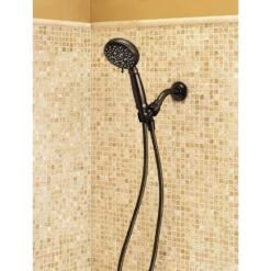 Banbury 5-Spray 4 In. Single Wall Mount Handheld Adjustable Shower Head In Mediterranean Bronze 14 Banbury 5-Spray 4 In. Single Wall Mount Handheld Adjustable Shower Head In Mediterranean Bronze -Alliee Bath And Faucet Shop 42a975e9686546e7054ff55cf8c57100 1800x1800
