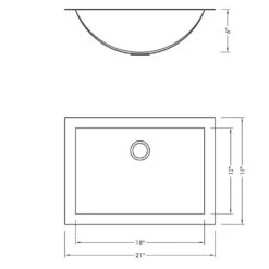 Ruvati 21 In. Undermount 18-Gauge Stainless Steel Bathroom Sink -Alliee Bath And Faucet Shop 443ed94fecae8fe0a3c921825503b82d 1800x1800