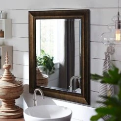 29 In. X 35 In. Beaded Mirror In Bronze -Alliee Bath And Faucet Shop 46c68527b3507e586e76e79d2b166c69 1800x1800