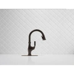 Worth Single-Handle Pull-Down Sprayer Kitchen Faucet In Oil Rubbed Bronze -Alliee Bath And Faucet Shop 483059599b89901f64ef0149ef8d94c4 1800x1800