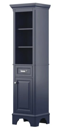 Foremost® Williamson 18"W X 67-1/2"H Aegean Blue Linen Cabinet -Alliee Bath And Faucet Shop 4838041 ANGLE 1800x1800