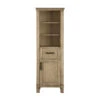 Ove Decors Riverland 22''W X 16"D X 65"H Antique Oak Linen Cabinet -Alliee Bath And Faucet Shop 4838074 P FR 1800x1800