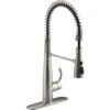 Simplice Single-Handle Pull-Down Sprayer Kitchen Faucet In Vibrant Stainless -Alliee Bath And Faucet Shop 4a5ab5f87f21eec5c8c2bf928aa5d803 1800x1800