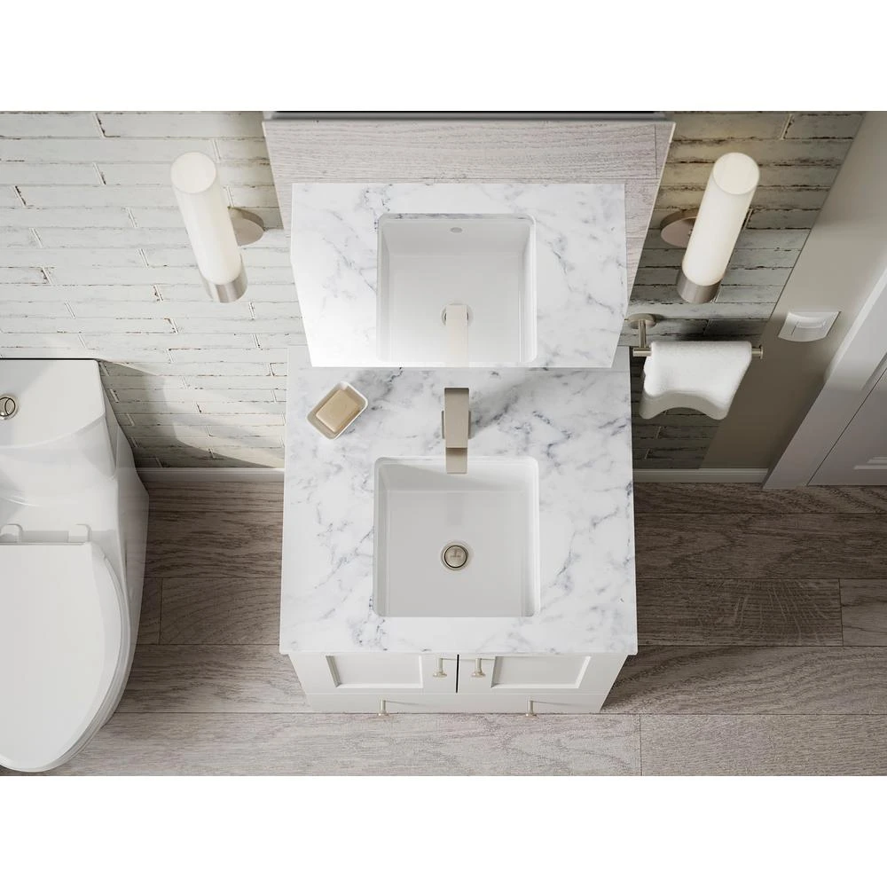 KOHLER Verticyl Undermount Bathroom Sink In White 8 KOHLER Verticyl Undermount Bathroom Sink In White - Image 6