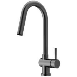 Gramercy Single-Handle Pull-Down Sprayer Kitchen Faucet In Matte Black 8 Gramercy Single-Handle Pull-Down Sprayer Kitchen Faucet In Matte Black -Alliee Bath And Faucet Shop 512d3c6580bfa4044c8cf5670197a650 1800x1800