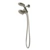 Fusion 5-Spray 2.5 GPM 5 In. Shower Wall Mount Dual Showerhead And Handshower Combo In Brushed Nickel 1 Fusion 5-Spray 2.5 GPM 5 In. Shower Wall Mount Dual Showerhead And Handshower Combo In Brushed Nickel -Alliee Bath And Faucet Shop 51aae9f696cb2336e71b8bb821445f15 1800x1800