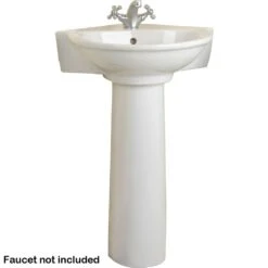 Pegasus Evolution Corner Pedestal Combo Bathroom Sink In White -Alliee Bath And Faucet Shop 524f8885ae2c06e430836cad02538310 1800x1800