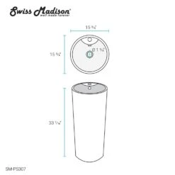 Swiss Madison Monaco Circular Basin Pedestal Sink In Glossy White -Alliee Bath And Faucet Shop 52b8b4dcd04abf0340dfe89fc72c6b20 1800x1800