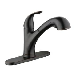 Market Single-Handle Pull-Out Kitchen Faucet With TurboSpray And FastMount In Bronze