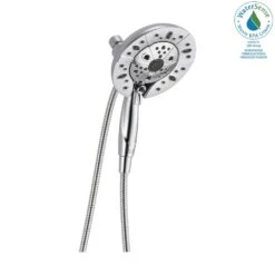 In2ition Two-in-One 5-Spray 6.9 In. Dual Wall Mount Fixed And Handheld H2Okinetic Shower Head In Chrome -Alliee Bath And Faucet Shop 542ac3106aef1b442ff39c50b809e03f 1800x1800