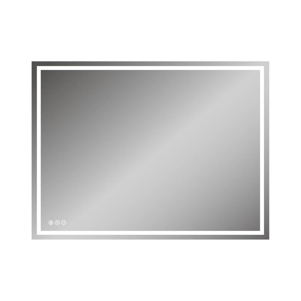 48 In. X 36 In. LED Lighted Single Frameless Bathroom Mirror 7 48 In. X 36 In. LED Lighted Single Frameless Bathroom Mirror - Image 5