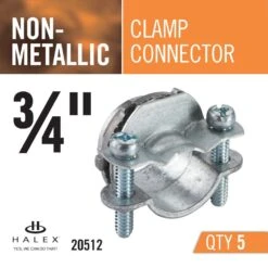 3/4 In. Non-Metallic (NM) Twin-Screw Clamp Connectors (5-Pack) -Alliee Bath And Faucet Shop 556d3d7946a07b301d4673237b497f28 1800x1800