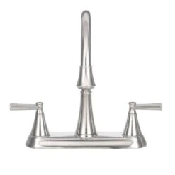 Cantara High-Arc 2-Handle Standard Kitchen Faucet With Side Sprayer In Polished Chrome -Alliee Bath And Faucet Shop 5637406d14933f4b70f0dda80830d097 1800x1800