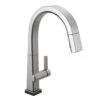 Pivotal Single-Handle Pull-Down Sprayer Kitchen Faucet With Touch2O Technology And MagnaTite Docking In Arctic Stainless -Alliee Bath And Faucet Shop 5943114d7b7a07c7af355c22ba46162a 1800x1800
