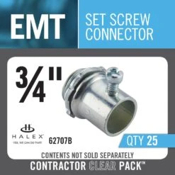 3/4 In. Electrical Metallic Tube (EMT) Set-Screw Connectors (25-Pack) 9 3/4 In. Electrical Metallic Tube (EMT) Set-Screw Connectors (25-Pack) -Alliee Bath And Faucet Shop 5b220c712a01b824fdd017b4d38cd3a0 1800x1800