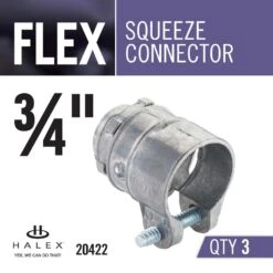3/4 In. Flexible Metal Conduit (FMC) Connector (3-Pack) -Alliee Bath And Faucet Shop 5c28e1713cf32d519ad45dde646ce24d 1800x1800