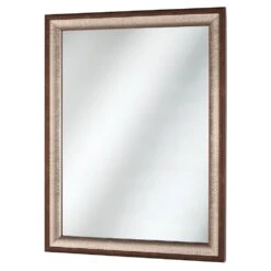 23 In. W X 29 In. H Framed Rectangular Anti-Fog Bathroom Vanity Mirror In Pewter And Espresso Finish 11 23 In. W X 29 In. H Framed Rectangular Anti-Fog Bathroom Vanity Mirror In Pewter And Espresso Finish -Alliee Bath And Faucet Shop 5cda50f89fa6303a94ada5e901f1966b 1800x1800