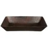Premier Copper Products Rectangle 20 In. Hammered Copper Vessel Sink In Oil Rubbed Bronze -Alliee Bath And Faucet Shop 5d46cf4e1d34b948b1b3bef638b2a583 1800x1800