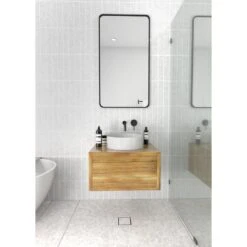 40 In. X 22 In. Radius Corner Black Stainless Steel Framed Mirror -Alliee Bath And Faucet Shop 5e0ad36c7e7707eb7fced10f4fecc107 1800x1800