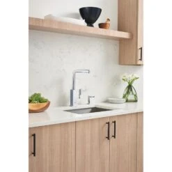 Tallinn Single-Handle Pull-Out Sprayer Kitchen Faucet With Soap Dispenser In StarLight Chrome -Alliee Bath And Faucet Shop 5ed0af3d137a4c77fb65ff320e6f7cc8 1800x1800